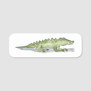 Crocodile Name Tag