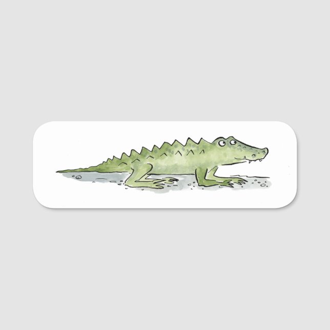 Crocodile Name Tag (Front)