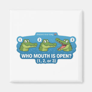 Crocodile Open Mouth Magnet