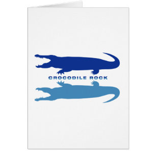 Crocodile Reflection (Blue)