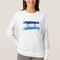 Crocodile Reflection (Blue)