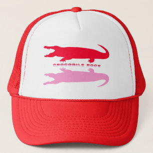Crocodile Reflection (Red) Trucker Hat