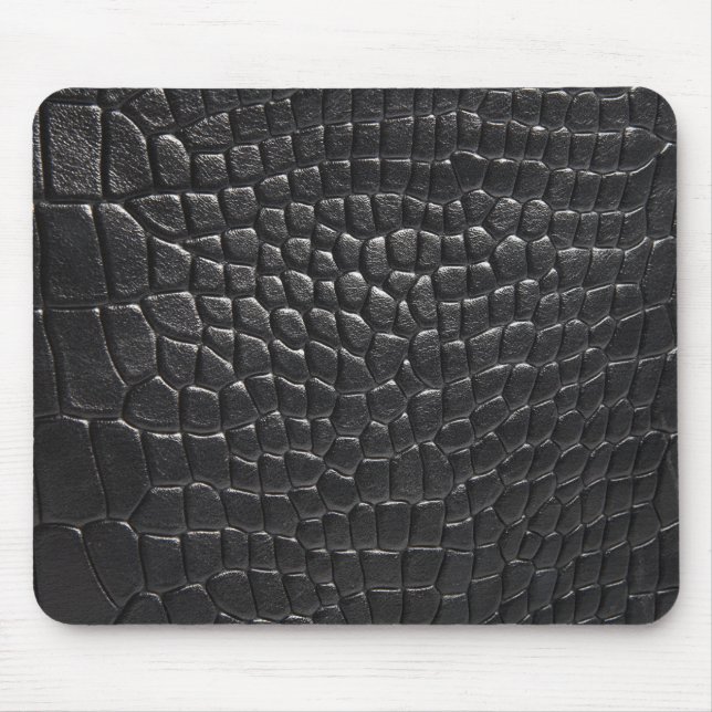 CROCODILE ROCK Black Alligator Mouse Pad (Front)