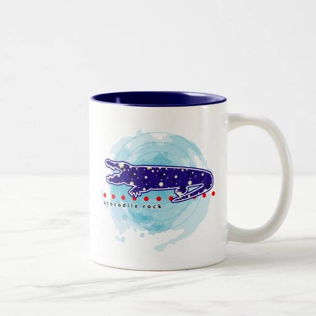 Crocodile Rock Two-Tone Coffee Mug (Right)
