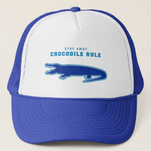 Crocodile Rule (Blue) Trucker Hat