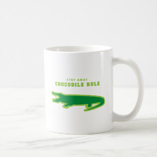Crocodile Rule (Green) Coffee Mug