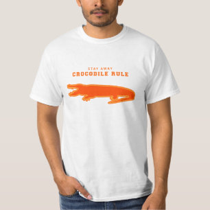 Crocodile Rule (Orange) T-Shirt