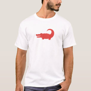 Crocodile Silhouette Animal T-Shirt