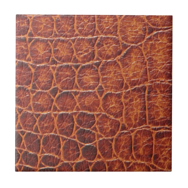 Crocodile Skin Ceramic Tile (Front)