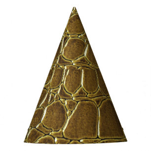 Crocodile Skin: Closeup Texture Detail Party Hat