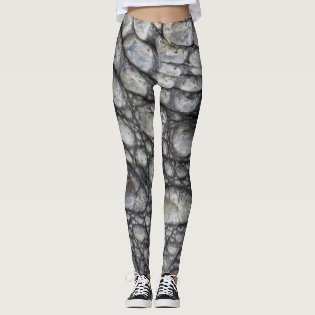 Crocodile Skin Image Legging (Front)