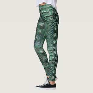 Crocodile Skin Pattern Leggings