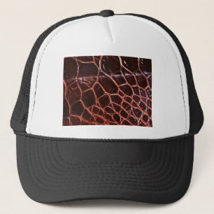 Crocodile Skin Trucker Hat