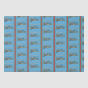 Crocodile Smiles From Across The Miles Tissue Paper