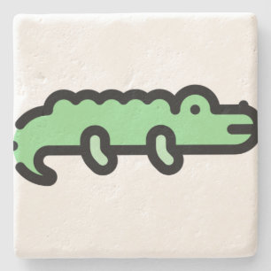 Crocodile Stone Coaster