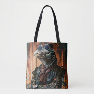 Crocodile Tattooed Urban Looking Boss Tote Bag