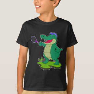 Crocodile Tennis Tennis racket Sports T-Shirt