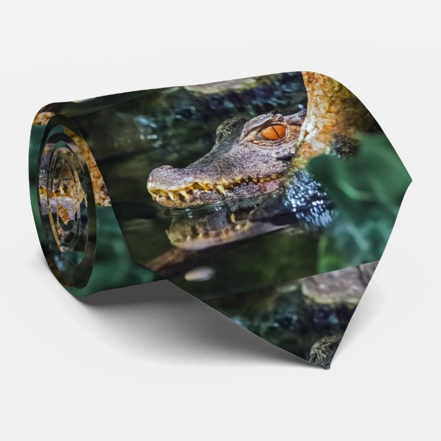 Crocodile Tie (Rolled)
