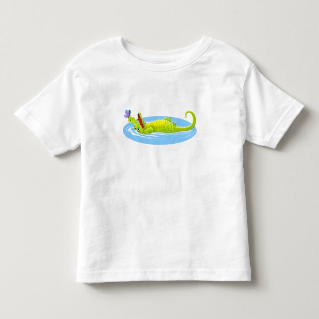 Crocodile Toddler T-Shirt (Front)