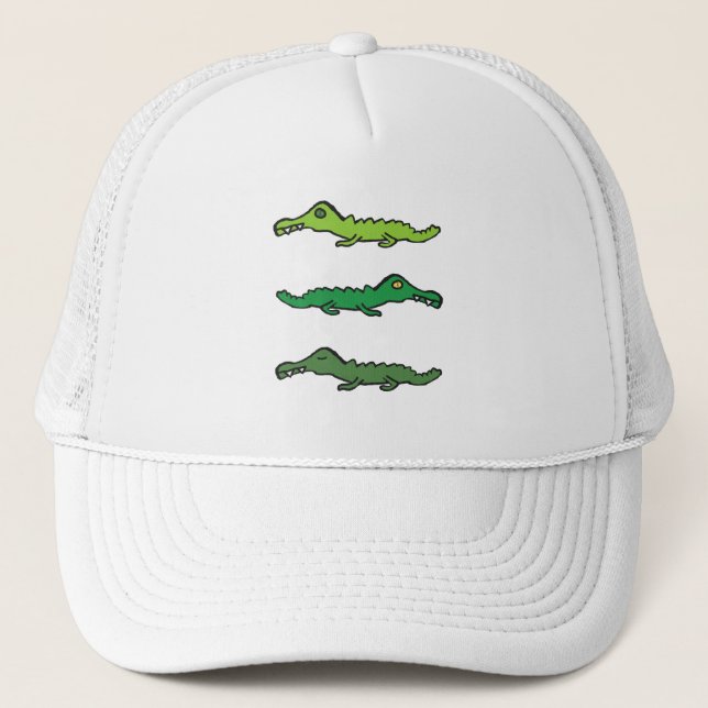 Crocodile Trucker Hat (Front)