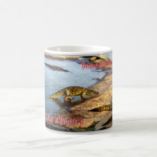 Crocodile walking - coffee mug