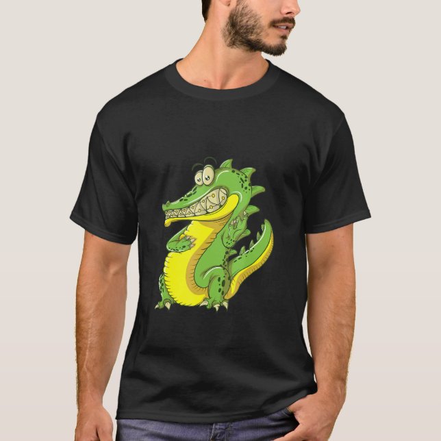 Crocodile With Braces T-Shirt (Front)