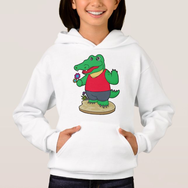 Crocodile with Flowers (Front)