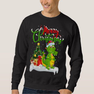 Crocodile Xmas Decorations Santa Crocodile Chris Sweatshirt