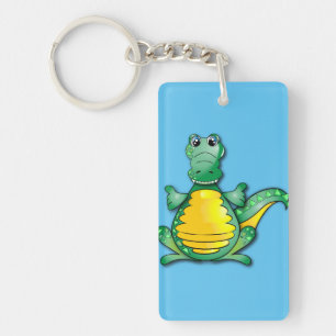 Crocodile's hug key ring