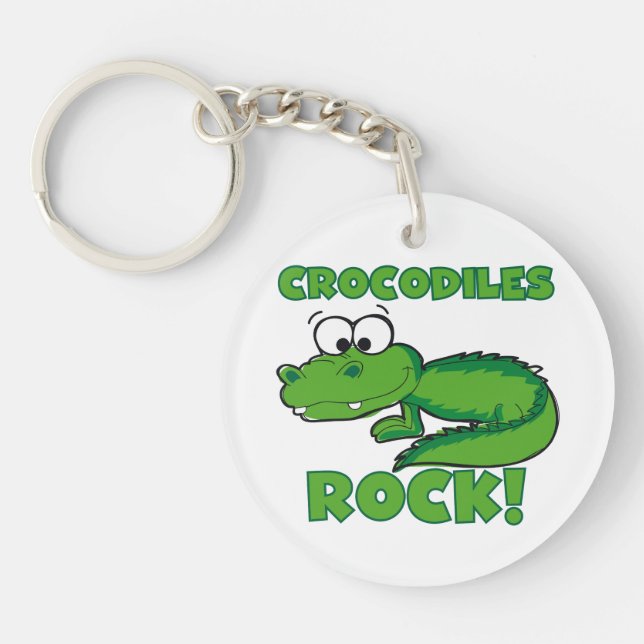 Crocodiles Rock Key Ring (Front)