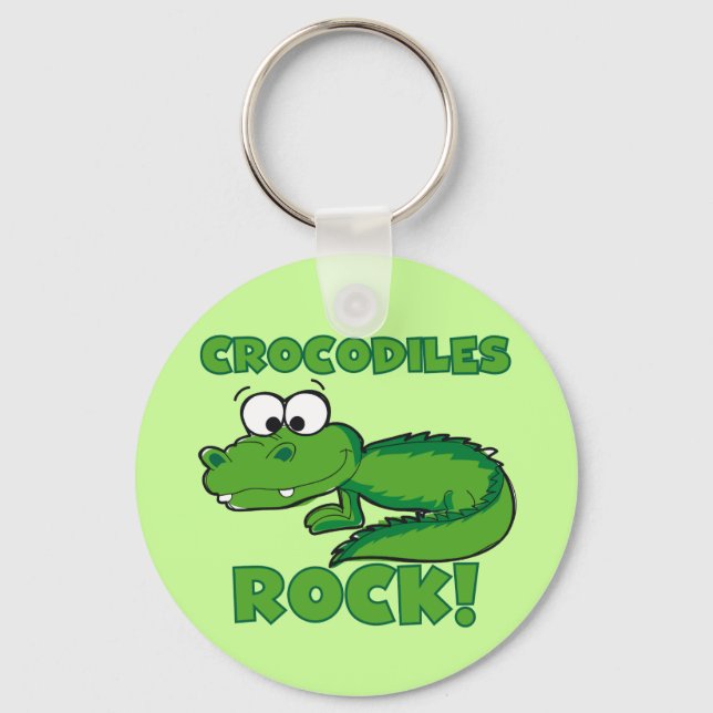 Crocodiles Rock Key Ring (Front)