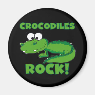 Crocodiles Rock Magnet