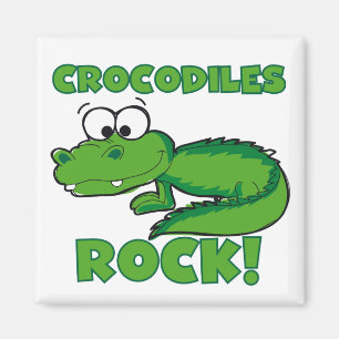 Crocodiles Rock Magnet