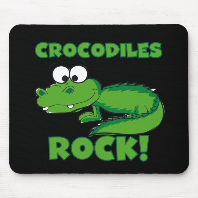 Crocodiles Rock Mouse Pad (Front)