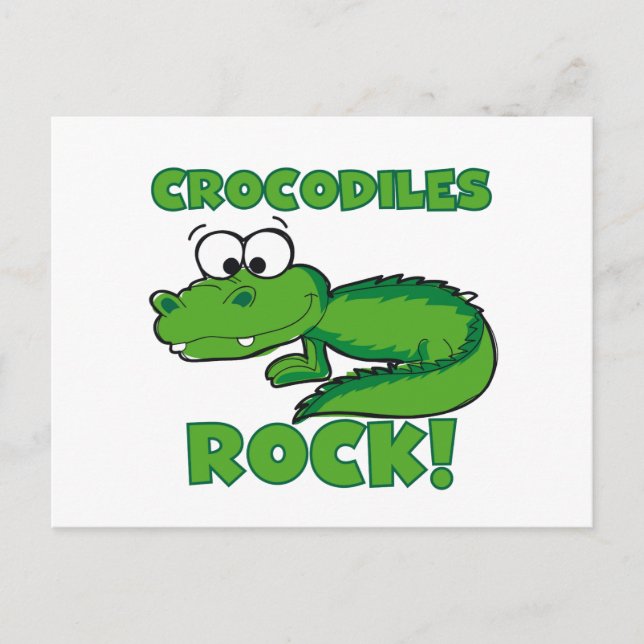 Crocodiles Rock Postcard (Front)