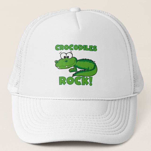 Crocodiles Rock Trucker Hat (Front)
