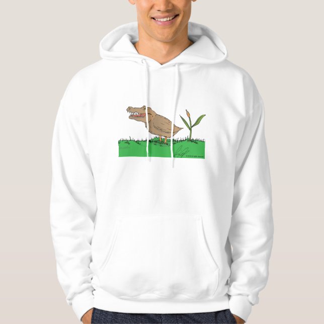 Crocoduck hoodie in colour! (Front)