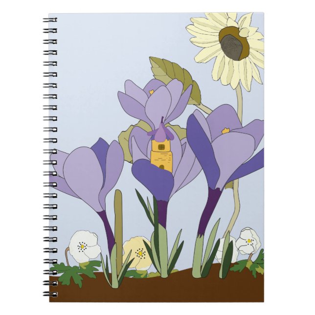 Crocus Fairy House Notebook (Front)