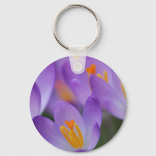 Crocus fine gentle blossoms key ring