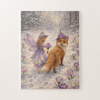 Crocus Flower Fairy Jigsaw Puzzle