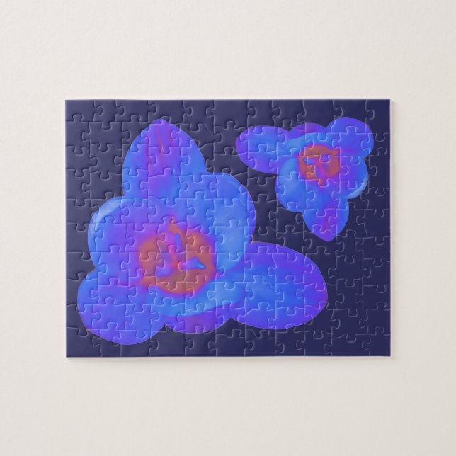 Crocus Flower Hot and Cold Puzzle (Horizontal)