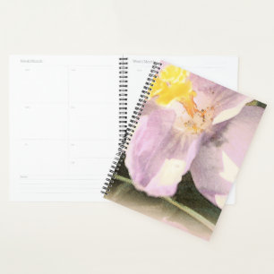 Crocus Flower Watercolor Painting Planner