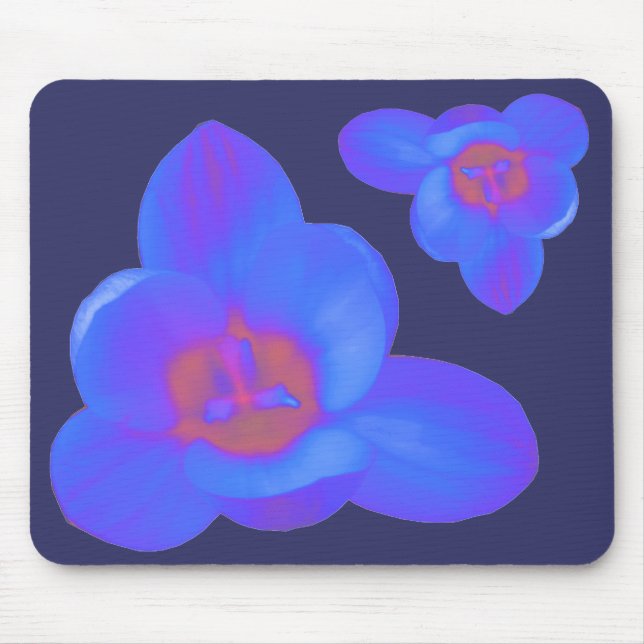 Crocus Flowers Hot and Cold Mousepad (Front)