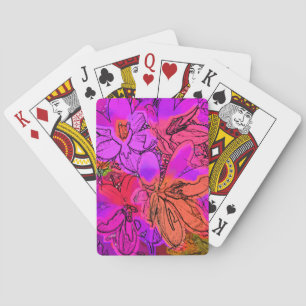 CROCUS FLOWERS PLAYING CARDS