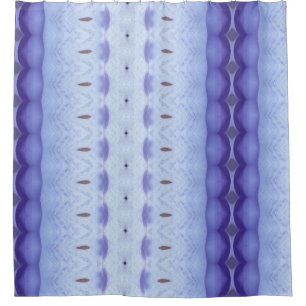 Crocus Ikat 6 Shower Curtain