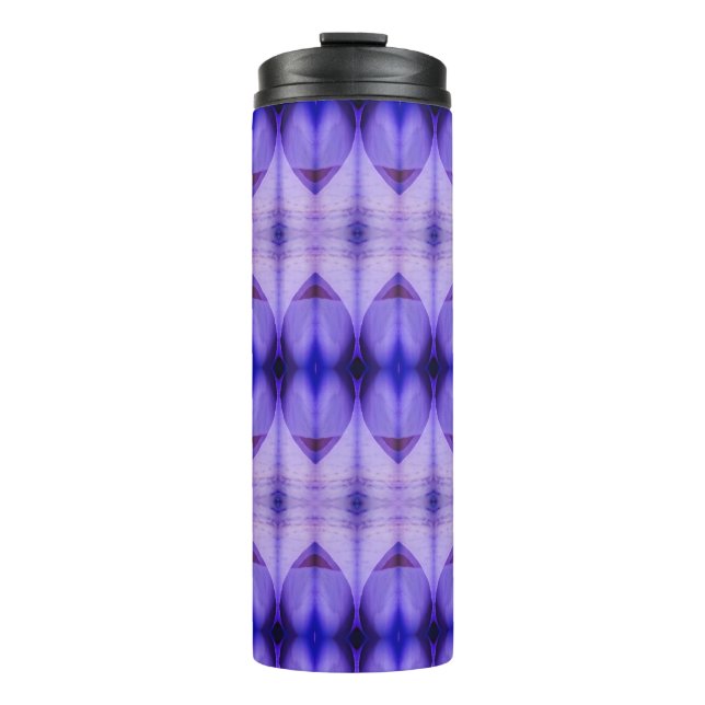 Crocus Ikat Sangria Thermal Tumbler (Front)