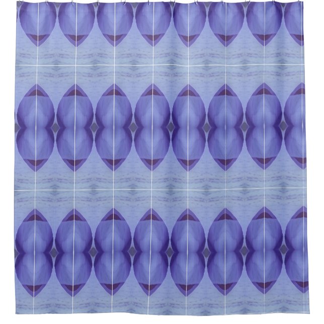 Crocus Ikat Shower Curtain (Front)