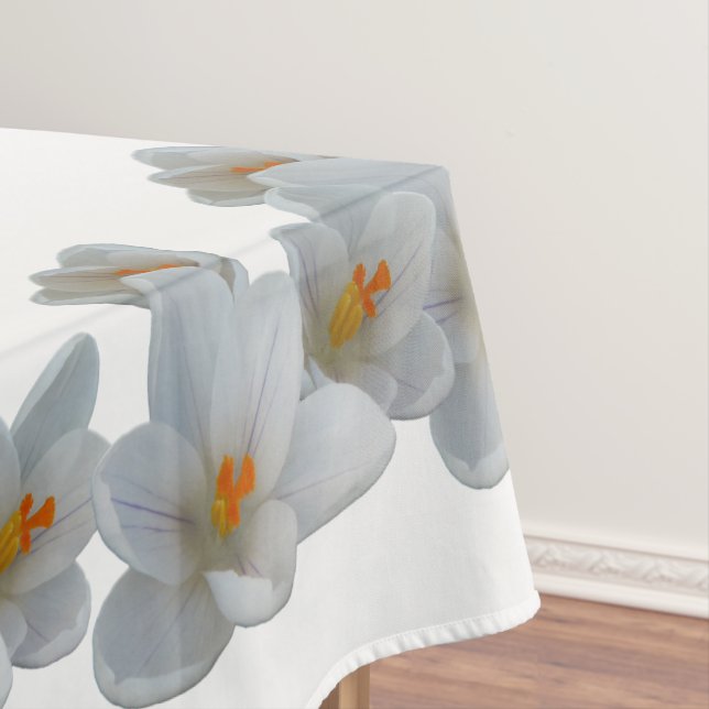 Crocus Tablecloth Easter Flowers Crocus Tablecloth (In Situ)