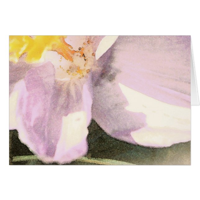 Crocus Watercolor Painting (Front Horizontal)
