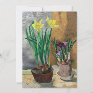 Crocuses and Daffodils in Pots   Christopher Wood